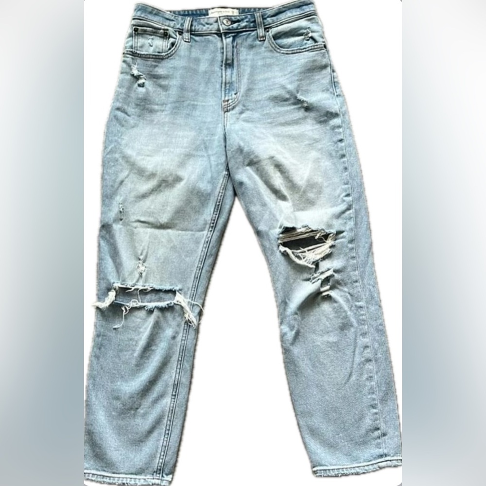 Abercrombie Mom High Rise Curve Love